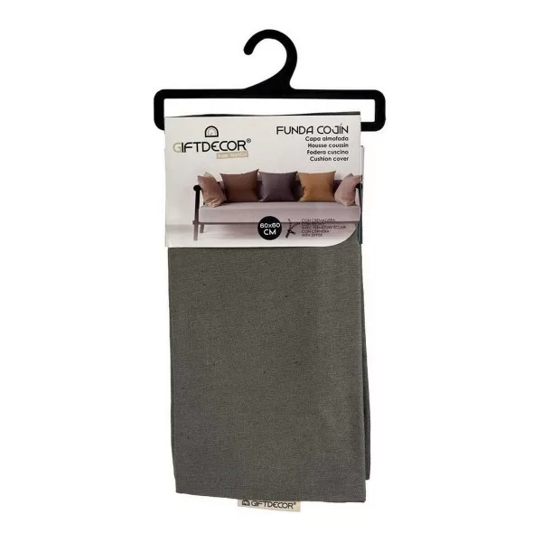 Cushion cover Anthracite 45 x 0,5 x 45 cm 60 x 0,5 x 60 cm