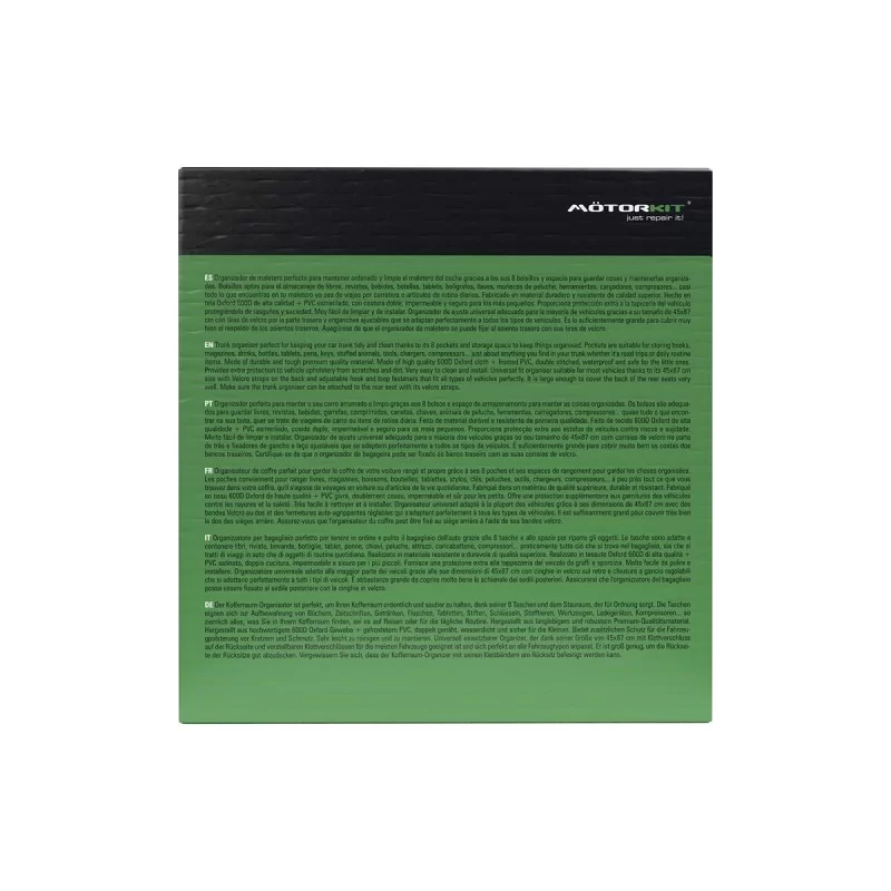 Car Boot Organiser Motorkit MOT2705 Black...