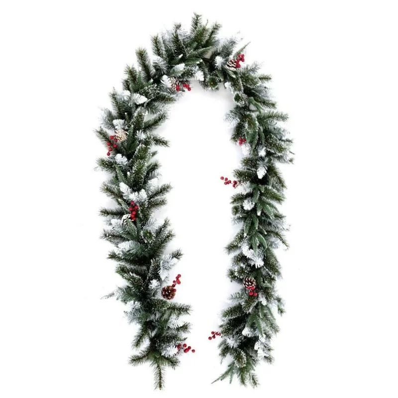 Christmas garland PVC White Red Green...