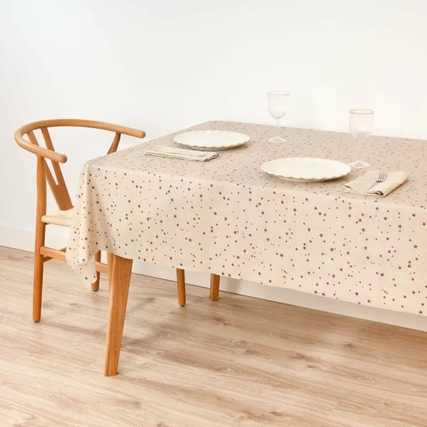 Stain-proof tablecloth Mauré Merry Christmas 200 x 155 cm