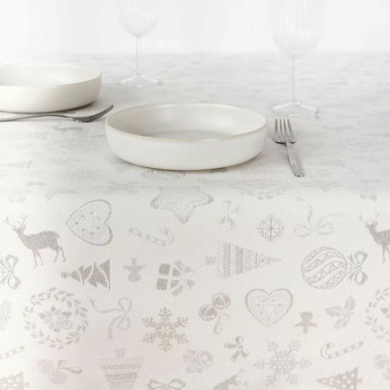 Stain-proof tablecloth Mauré Christmas 155 x...