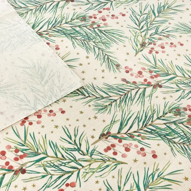 Stain-proof tablecloth Mauré Merry Christmas...