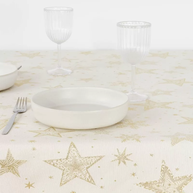 Stain-proof tablecloth Mauré Christmas 300 x...