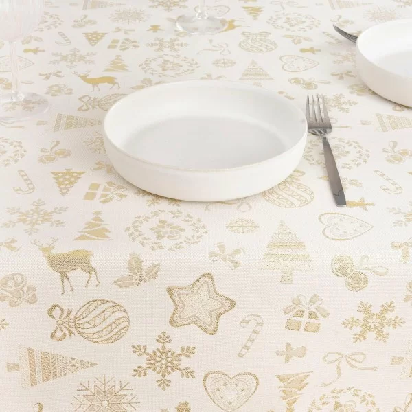 Stain-proof tablecloth Mauré Christmas 200 x 155 cm