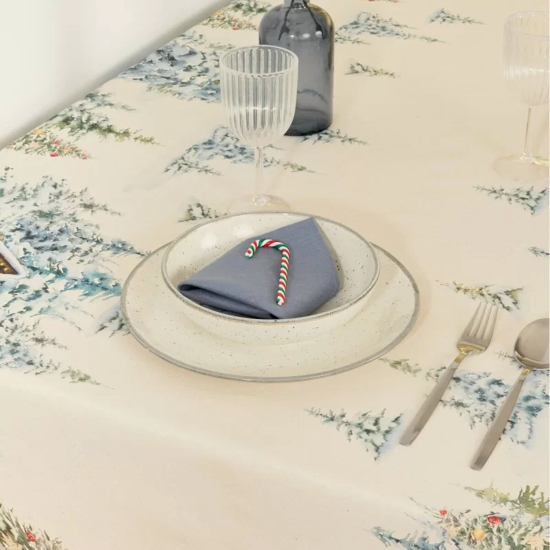 Stain-proof tablecloth Mauré Christmas...