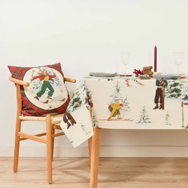 Stain-proof tablecloth Mauré Christmas Sky 450 x 155 cm