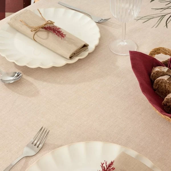Stain-proof tablecloth Mauré Christmas Mistletoe 400 x 155 cm