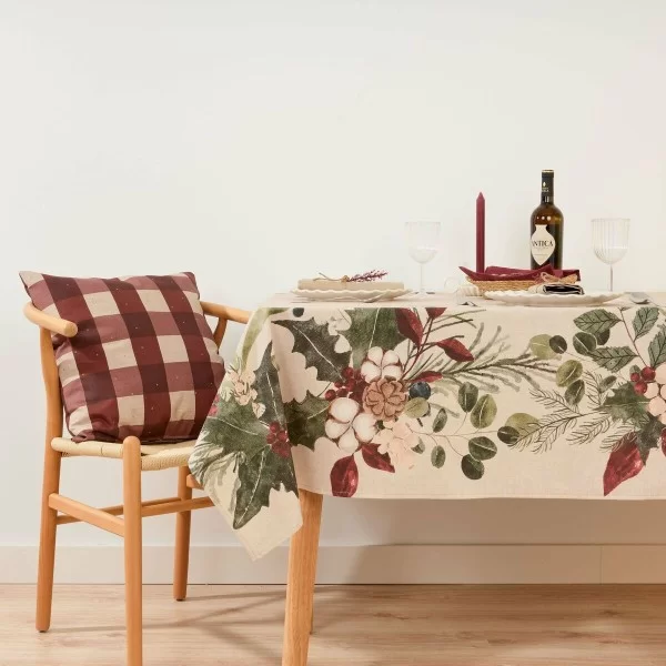 Stain-proof tablecloth Mauré Christmas Mistletoe 400 x 155 cm