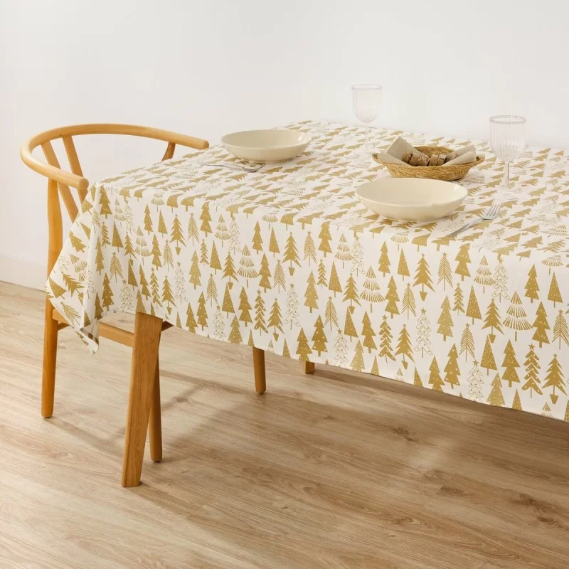 Stain-proof resined tablecloth Mauré Christmas...