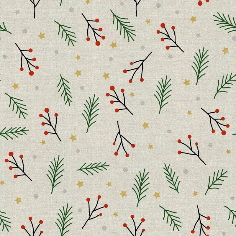 Stain-proof resined tablecloth Mauré Merry...