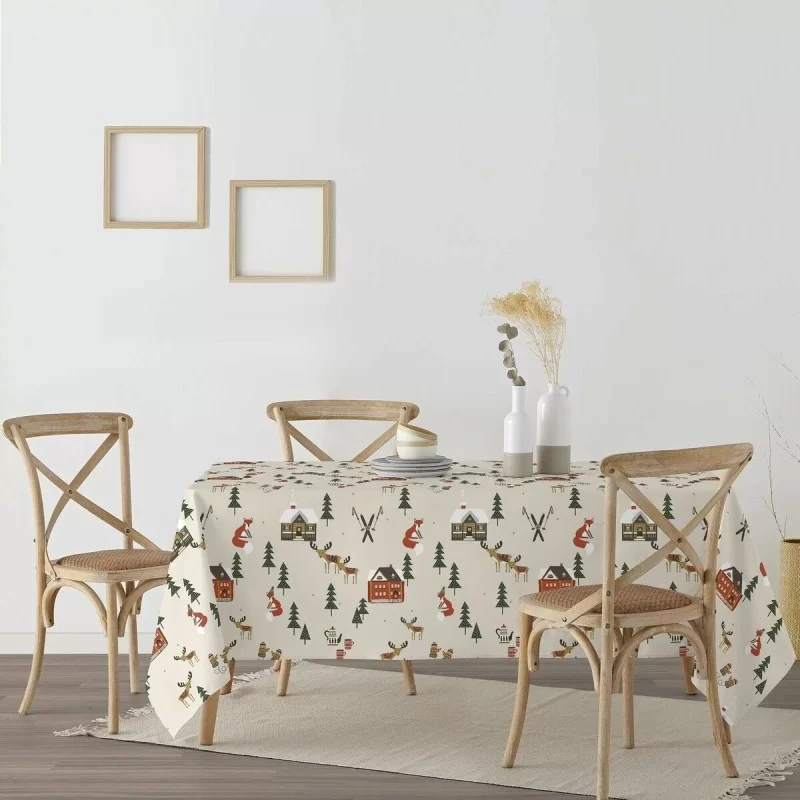 Stain-proof resined tablecloth Mauré Merry...