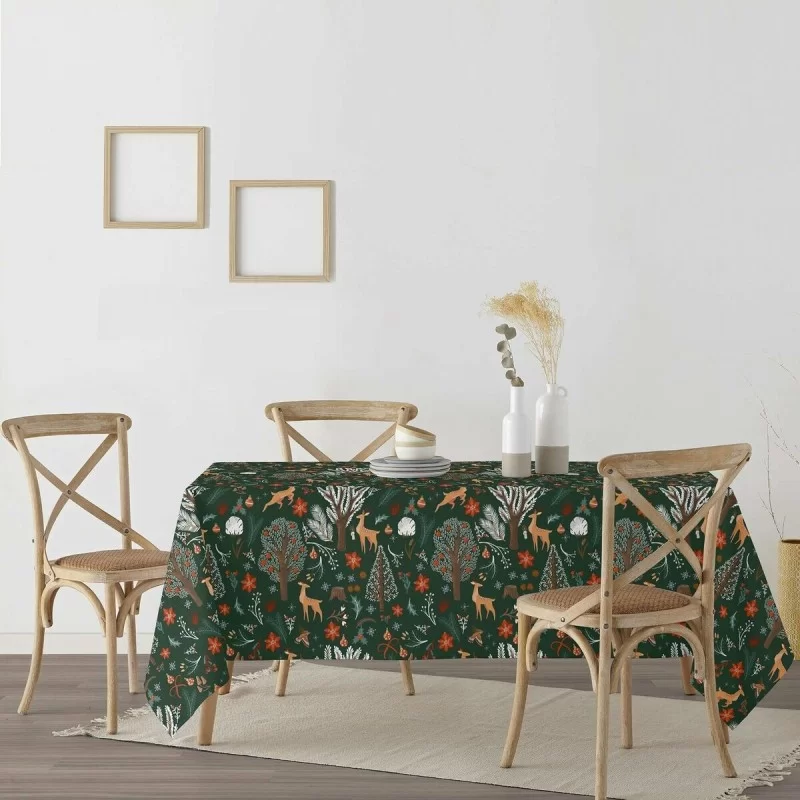Stain-proof resined tablecloth Mauré Merry...