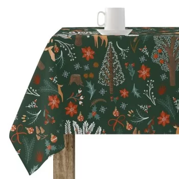 Stain-proof resined tablecloth Mauré Merry Christmas 300...