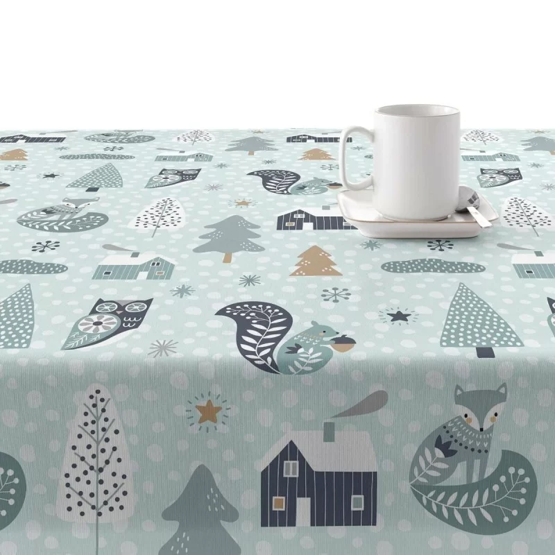 Stain-proof resined tablecloth Mauré Merry...