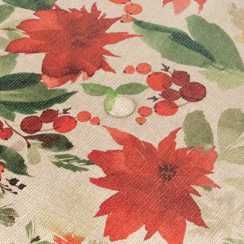 Stain-proof resined tablecloth Mauré Merry...