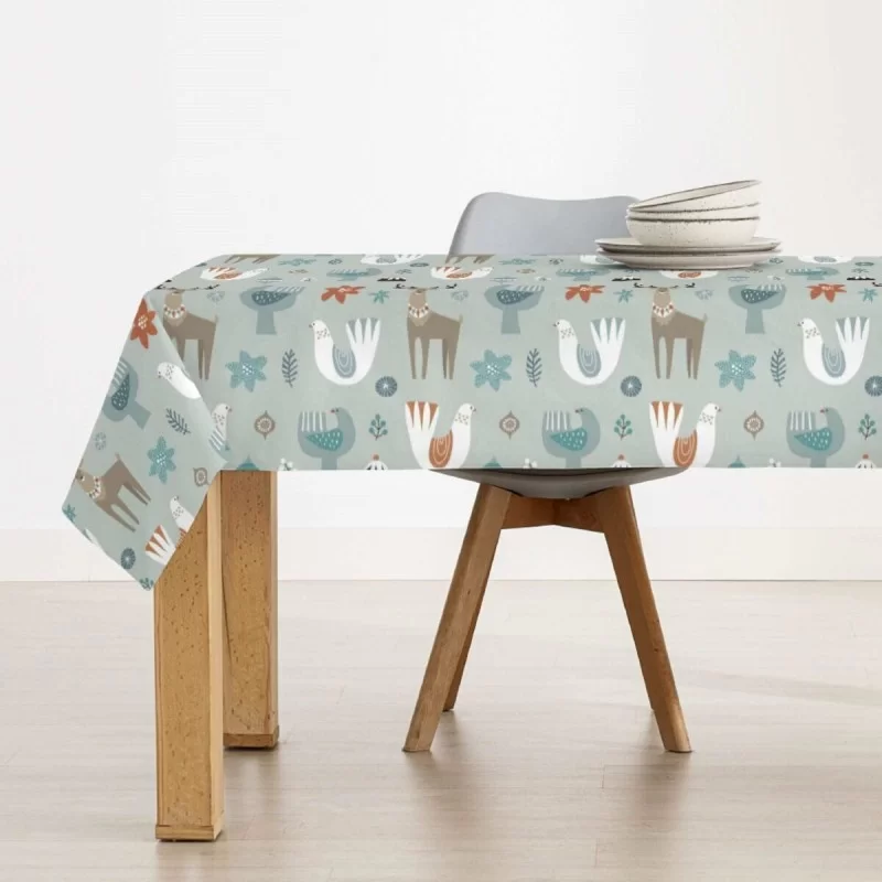 Stain-proof resined tablecloth Mauré Merry...