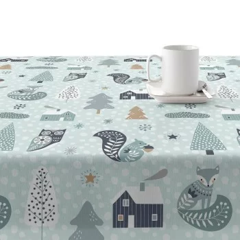 Stain-proof resined tablecloth Mauré Merry Christmas 250... 2