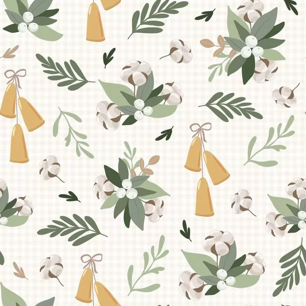 Stain-proof resined tablecloth Mauré Merry Christmas 100 x 140 cm