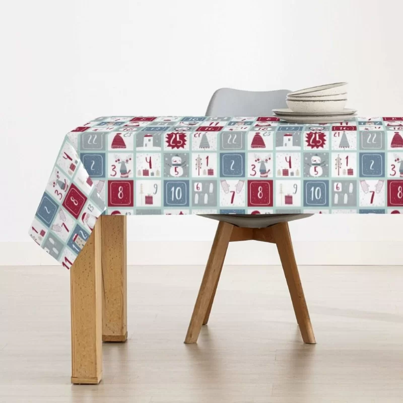 Stain-proof resined tablecloth Mauré Merry...