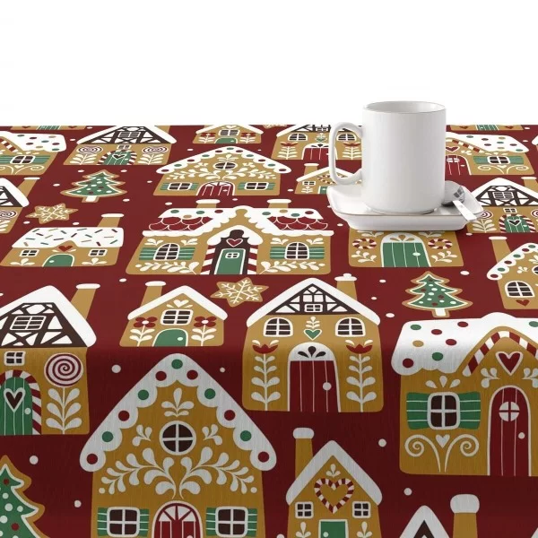 Stain-resistant resin tablecloth Mauré Multicolour 250 x 140 cm
