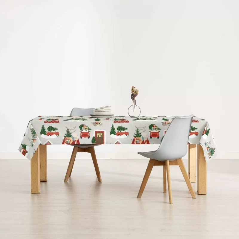 Stain-proof resined tablecloth Mauré Merry...