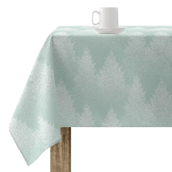 Stain-proof resined tablecloth Mauré Merry Christmas 140 x 140 cm