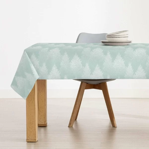 Stain-proof resined tablecloth Mauré Merry Christmas 140 x 140 cm