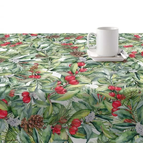 Stain-proof resined tablecloth Mauré Christmas 100 x 140 cm