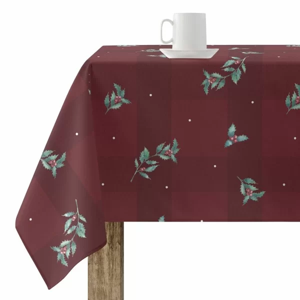 Stain-proof resined tablecloth Mauré Christmas 300 x 140 cm