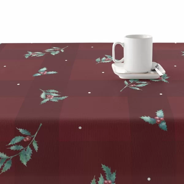 Stain-proof resined tablecloth Mauré Christmas 300 x 140 cm