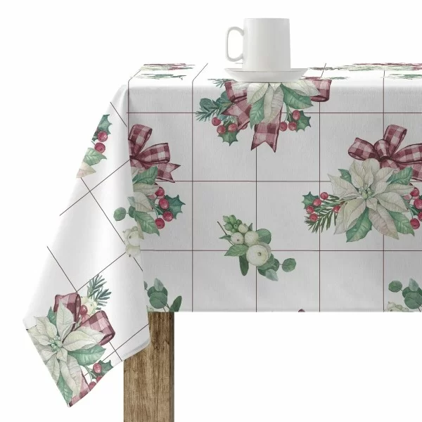 Stain-proof resined tablecloth Mauré Christmas 100 x 140 cm