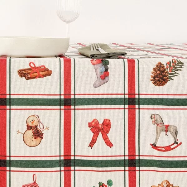 Stain-proof resined tablecloth Mauré 200 x 140 cm