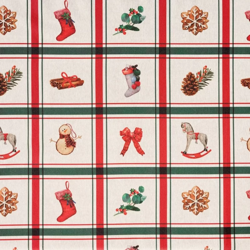 Stain-proof resined tablecloth Mauré 200 x 140 cm