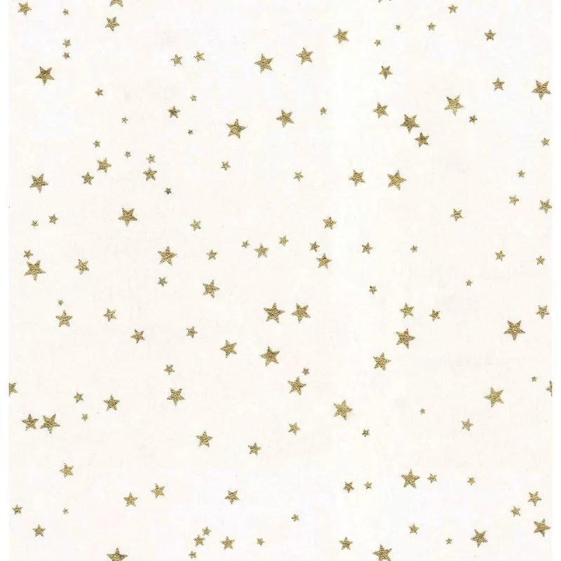 Stain-proof resined tablecloth Mauré Stars Gold...