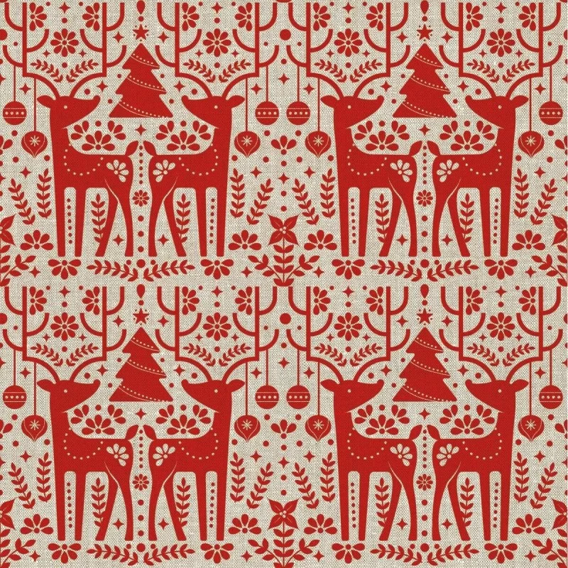 Stain-proof resined tablecloth Mauré Merry...