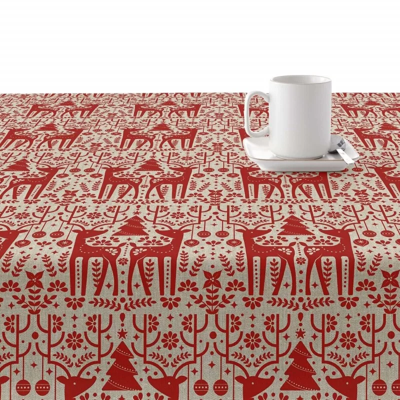Stain-proof resined tablecloth Mauré Merry...