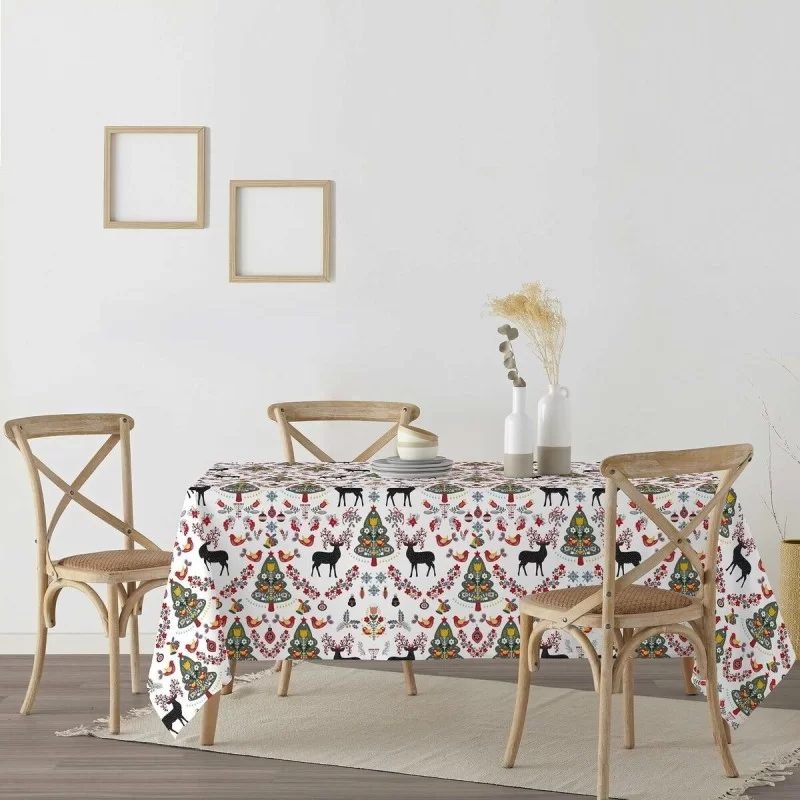 Stain-proof resined tablecloth Mauré Merry...