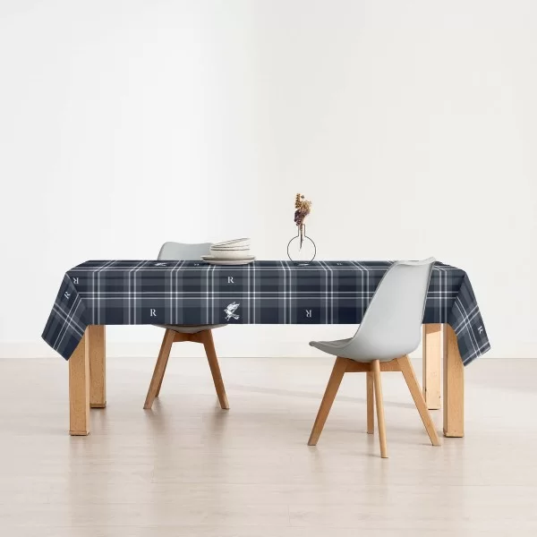 Stain-proof resined tablecloth Mauré Ravenclaw 100 x 140 cm