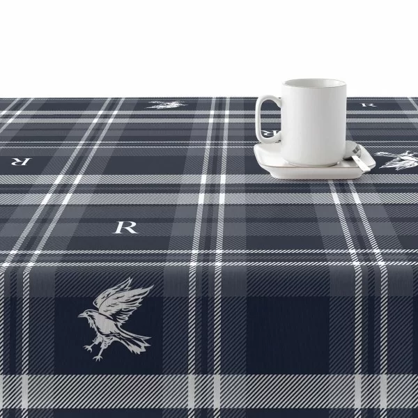 Stain-proof resined tablecloth Mauré Ravenclaw 100 x 140 cm