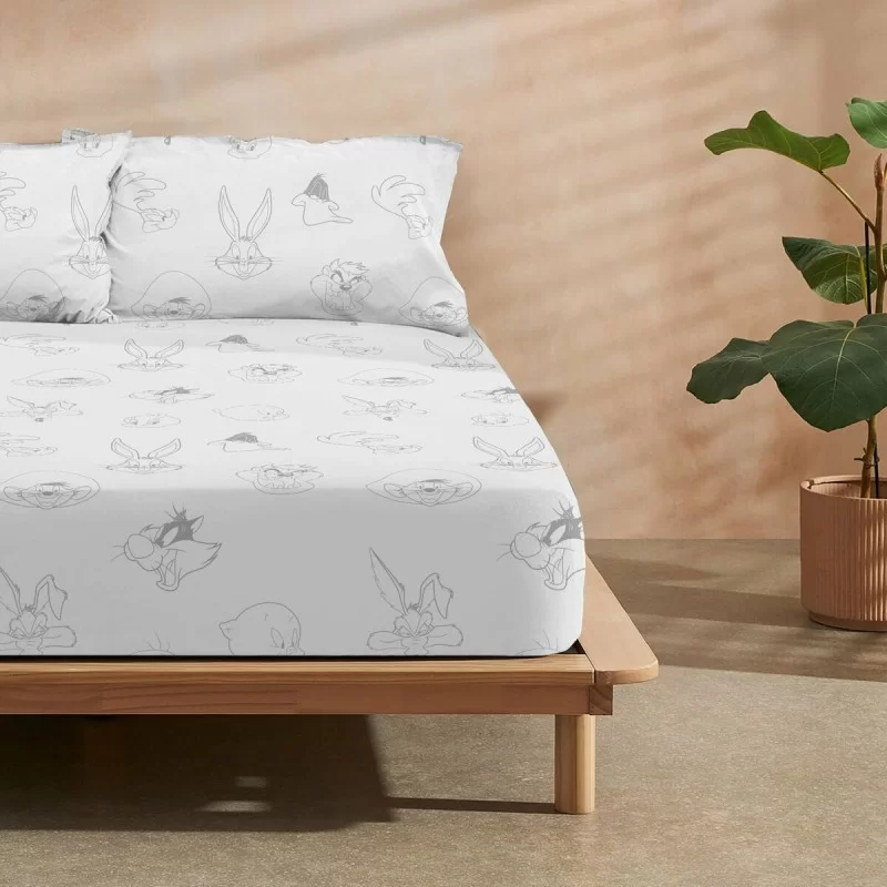 Fitted sheet Looney Tunes 105 x 200 cm