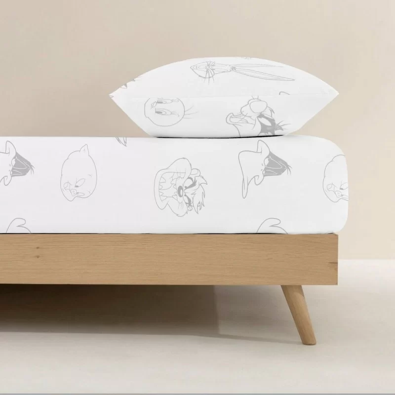 Fitted sheet Looney Tunes 105 x 200 cm