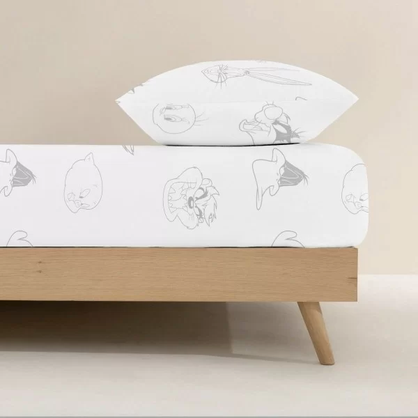 Fitted sheet Looney Tunes 160 x 200 cm