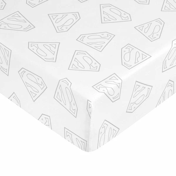 Fitted bottom sheet Superman 140 x 200 cm