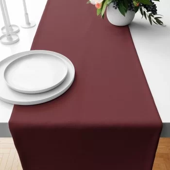 Table Runner Mauré Burgundy 45 x 140 cm