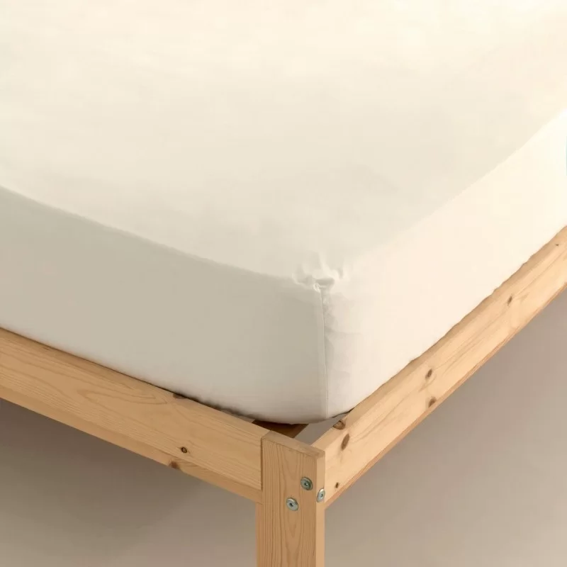 Fitted bottom sheet Terracota Natural 180 x 200 cm