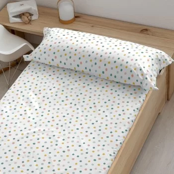 Fitted bottom sheet Kids&Cotton Kibo Multicolour 105 x...