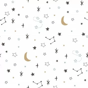 Fitted bottom sheet Kids&Cotton Dayton Multicolour 105 x... 2