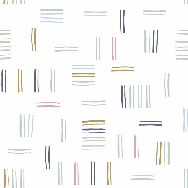 Fitted bottom sheet Kids&Cotton Italo Multicolour 60x120cm