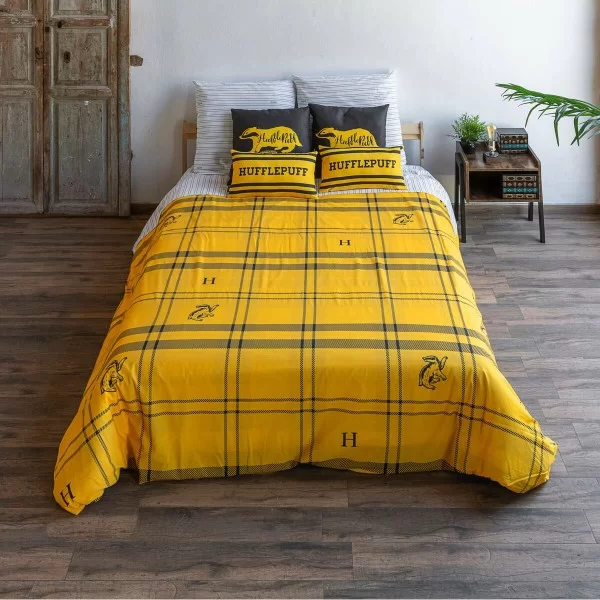 Nordic cover Harry Potter Hufflepuff Yellow 260 x 240 cm Super king