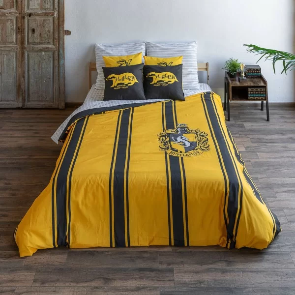 Nordic cover Harry Potter Hufflepuff Yellow Black 180 x 220 cm Single